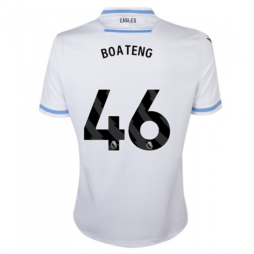 Bambino Maglia Malachi Boateng #46 Bianco Kit Gara Away 2023/24 Maglietta