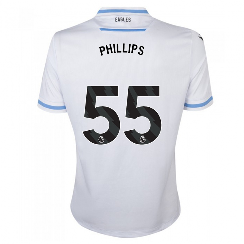 Bambino Maglia Killian Phillips #55 Bianco Kit Gara Away 2023/24 Maglietta