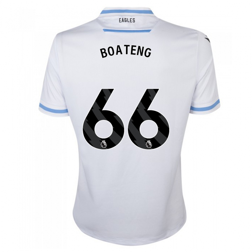 Bambino Maglia David Boateng #66 Bianco Kit Gara Away 2023/24 Maglietta