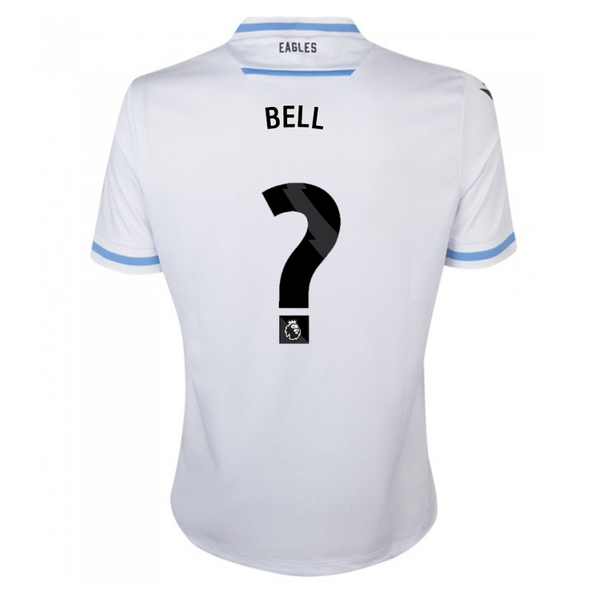 Bambino Maglia Freddie Bell #0 Bianco Kit Gara Away 2023/24 Maglietta