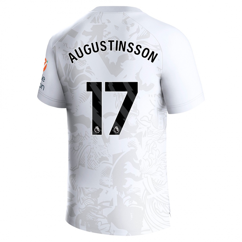 Bambino Maglia Ludwig Augustinsson #17 Bianco Kit Gara Away 2023/24 Maglietta