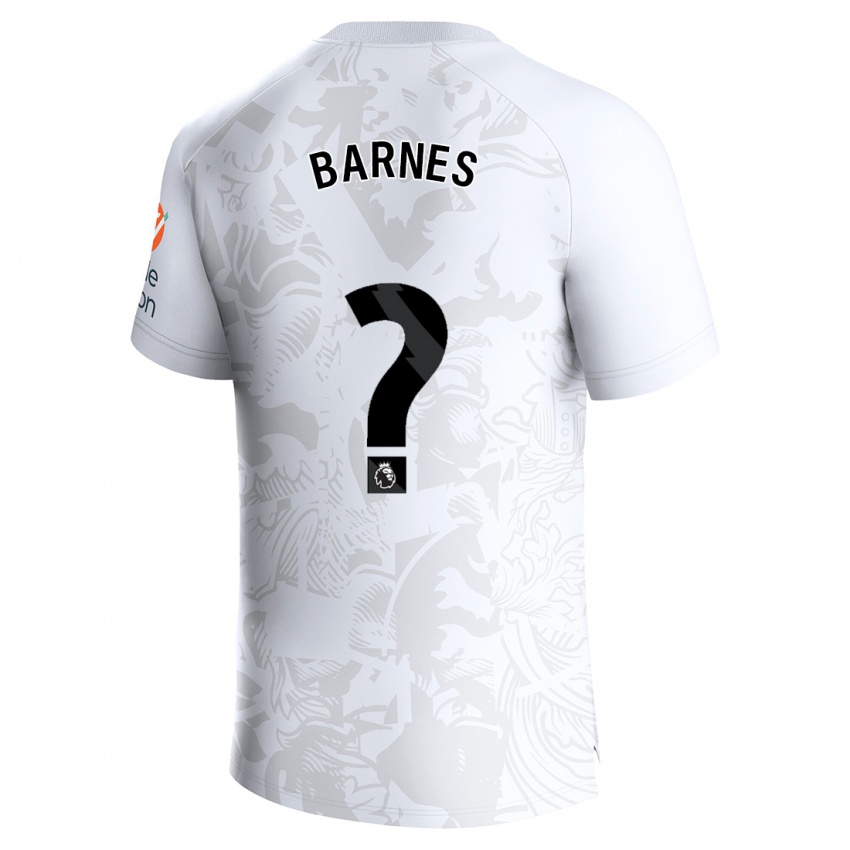 Bambino Maglia Mikell Barnes #0 Bianco Kit Gara Away 2023/24 Maglietta