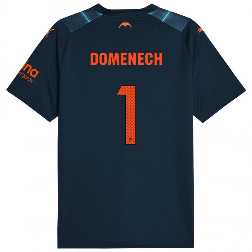 Bambino Maglia Jaume Domenech #1 Blu Marino Kit Gara Away 2023/24 Maglietta