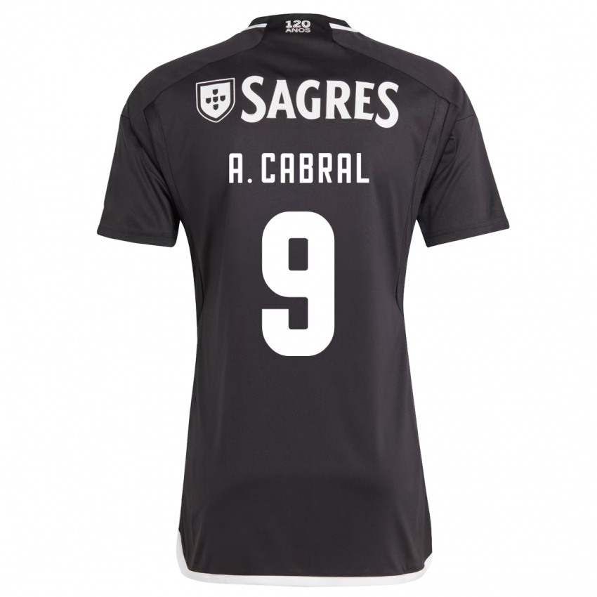 Bambino Maglia Arthur Cabral #9 Nero Kit Gara Away 2023/24 Maglietta