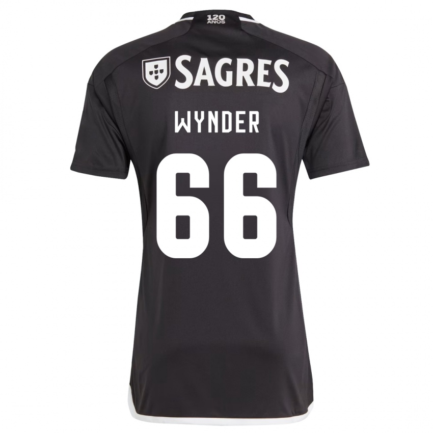 Bambino Maglia Joshua Wynder #66 Nero Kit Gara Away 2023/24 Maglietta