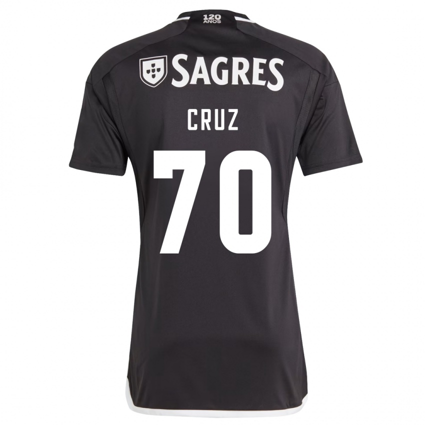 Bambino Maglia Filipe Cruz #70 Nero Kit Gara Away 2023/24 Maglietta