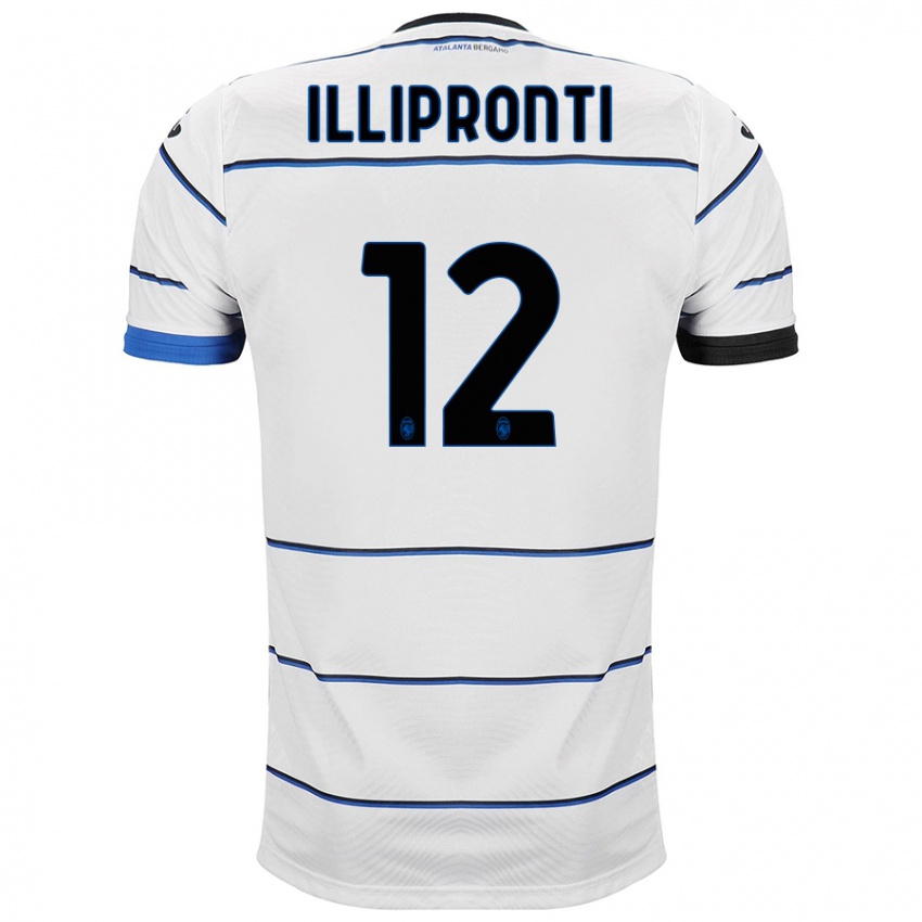 Bambino Maglia Filippo Illipronti #12 Bianco Kit Gara Away 2023/24 Maglietta