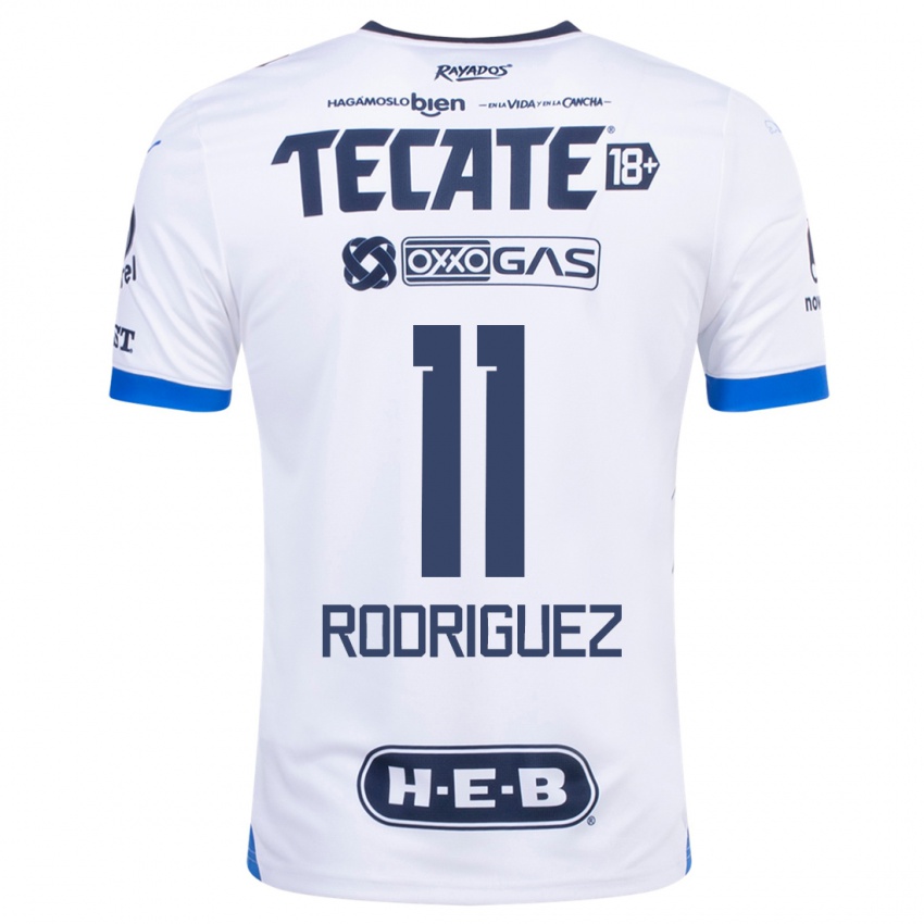 Bambino Maglia Lizette Rodriguez #11 Bianco Kit Gara Away 2023/24 Maglietta