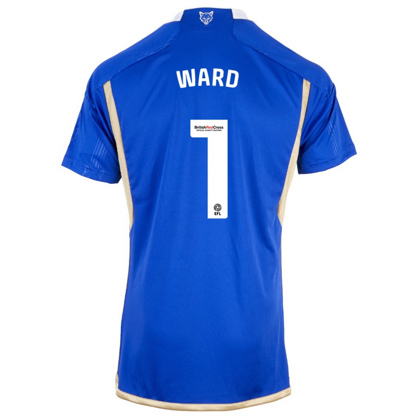 Uomo Maglia Danny Ward #1 Blu Reale Kit Gara Home 2023/24 Maglietta