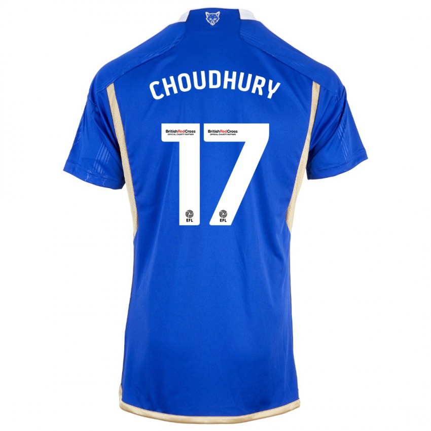 Uomo Maglia Hamza Choudhury #17 Blu Reale Kit Gara Home 2023/24 Maglietta