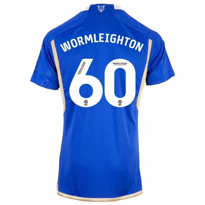 Uomo Maglia Joe Wormleighton #60 Blu Reale Kit Gara Home 2023/24 Maglietta