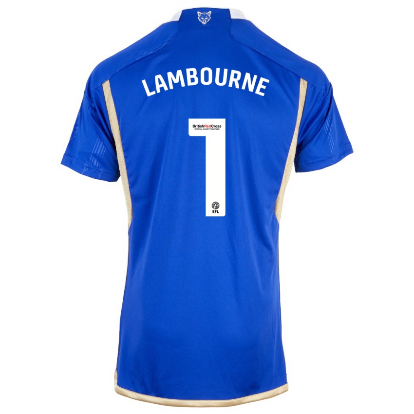 Uomo Maglia Demi Lambourne #1 Blu Reale Kit Gara Home 2023/24 Maglietta