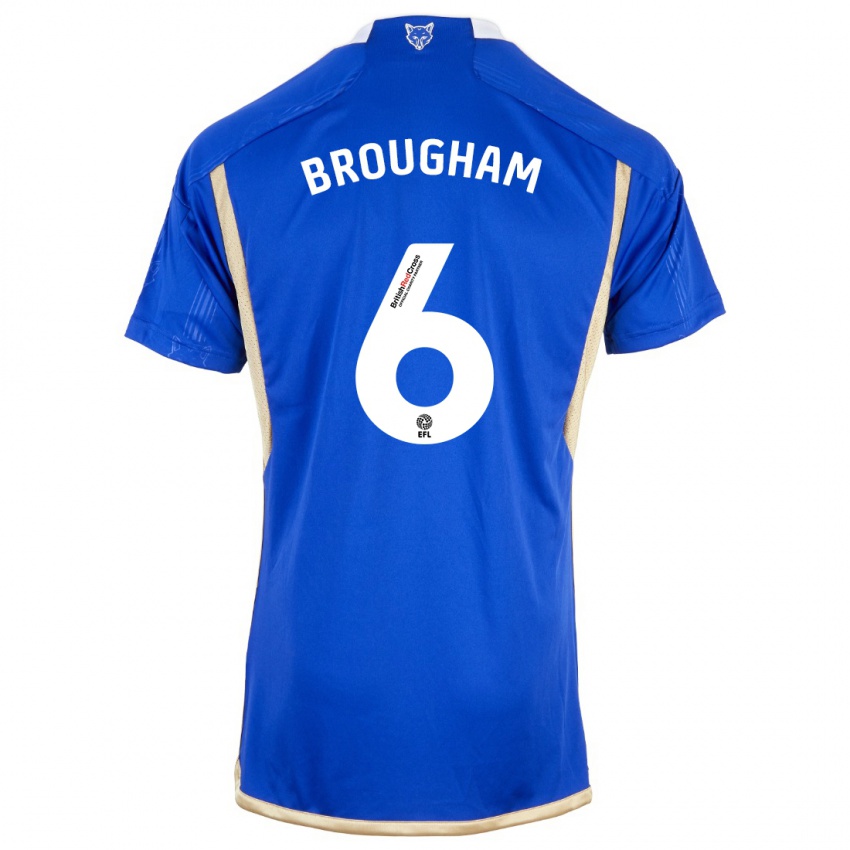 Uomo Maglia Georgia Brougham #6 Blu Reale Kit Gara Home 2023/24 Maglietta