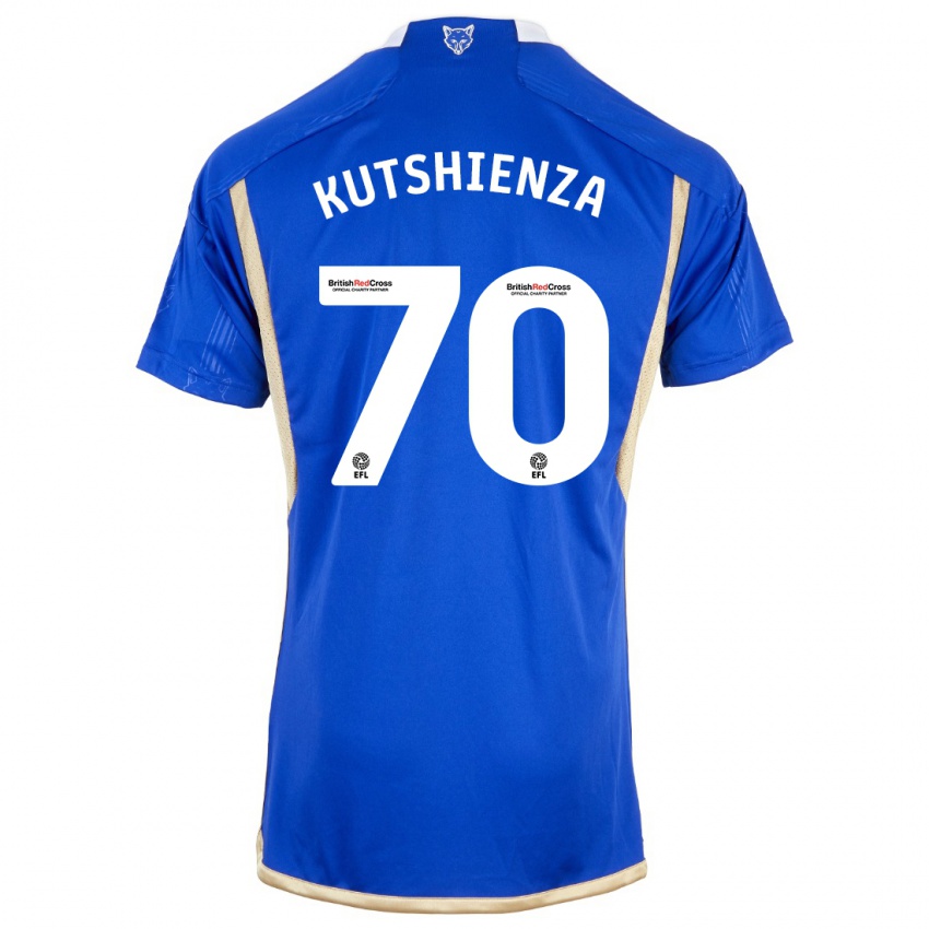 Uomo Maglia Jesper Kutshienza #70 Blu Reale Kit Gara Home 2023/24 Maglietta