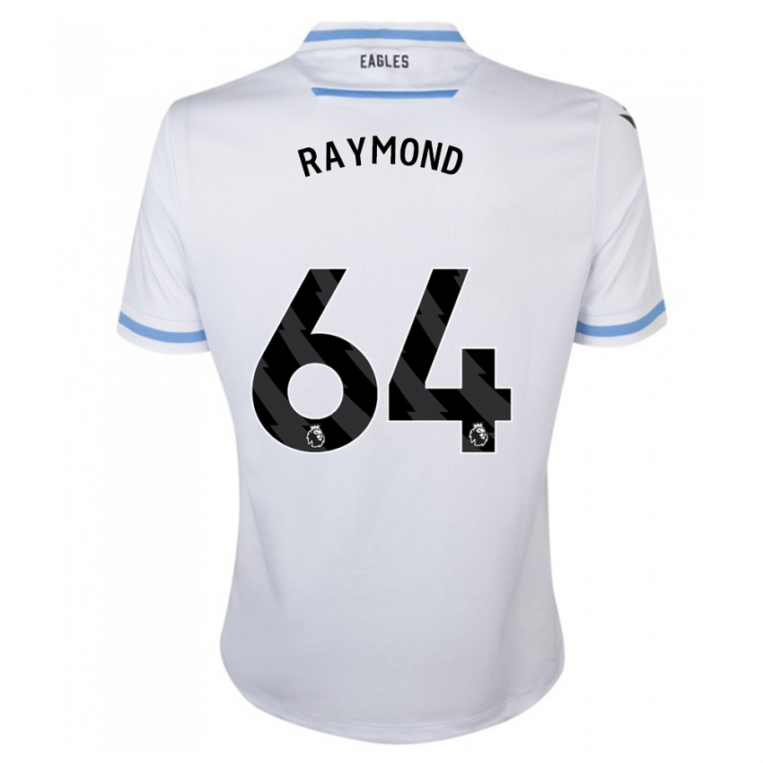 Uomo Maglia Jadan Raymond #64 Bianco Kit Gara Away 2023/24 Maglietta