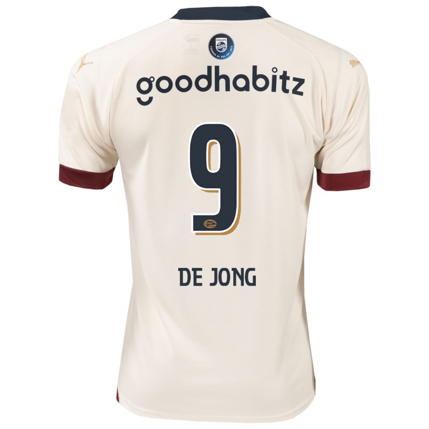 Uomo Maglia Luuk De Jong #9 Bianco Blu Kit Gara Away 2023/24 Maglietta