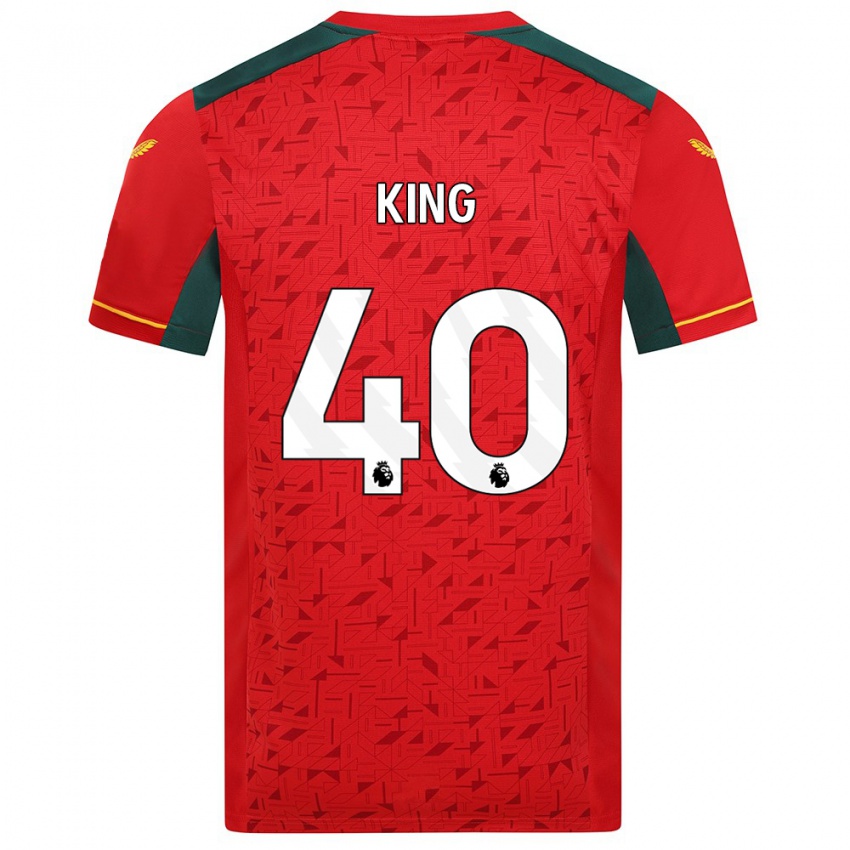 Donna Maglia Tom King #40 Rosso Kit Gara Away 2023/24 Maglietta