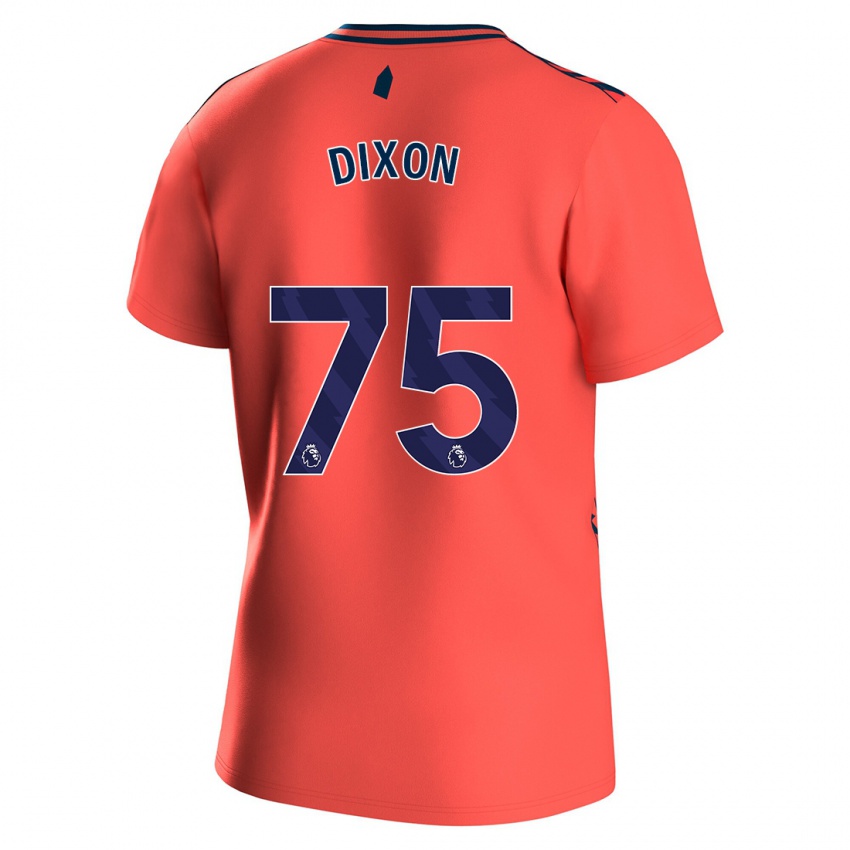 Donna Maglia Roman Dixon #75 Corallo Kit Gara Away 2023/24 Maglietta