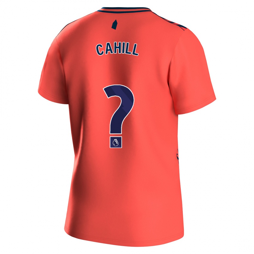 Donna Maglia Shae Cahill #0 Corallo Kit Gara Away 2023/24 Maglietta