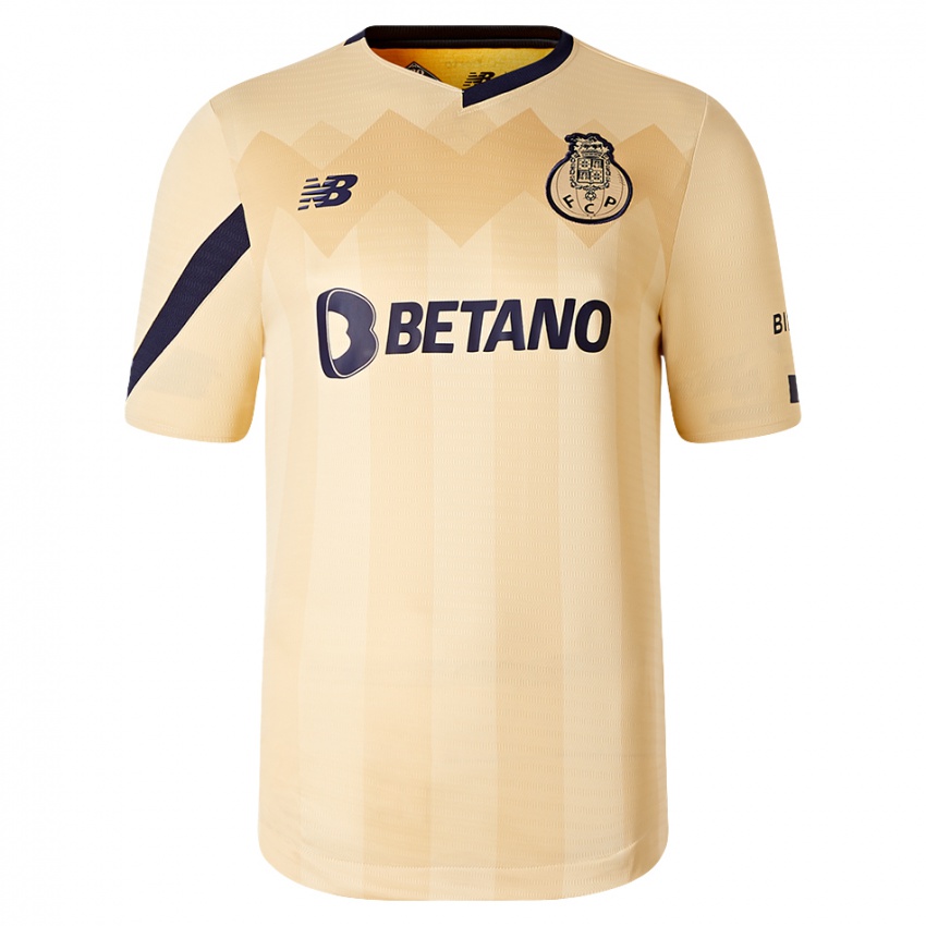 Donna Maglia Jorge Meireles #78 Beige-Dorato Kit Gara Away 2023/24 Maglietta