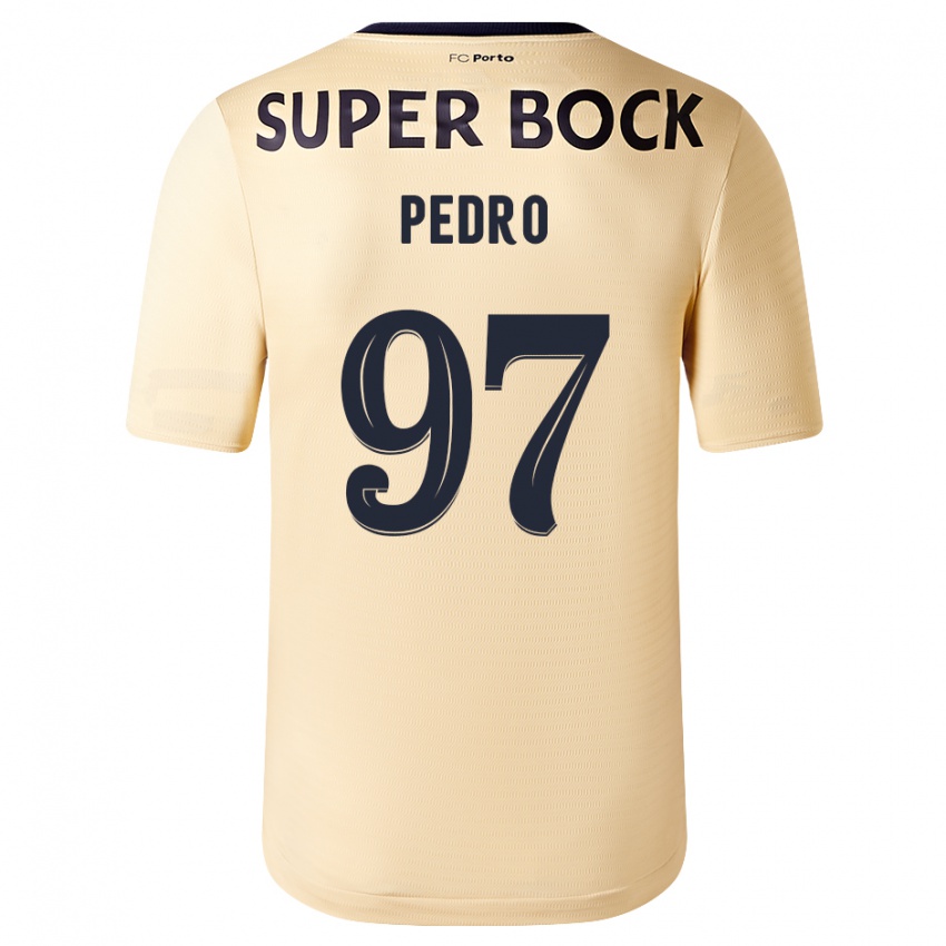 Donna Maglia Zé Pedro #97 Beige-Dorato Kit Gara Away 2023/24 Maglietta