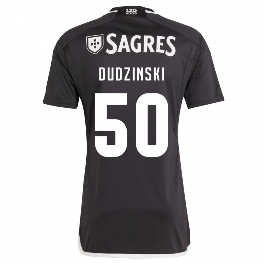 Donna Maglia Marcel Dudzinski #50 Nero Kit Gara Away 2023/24 Maglietta