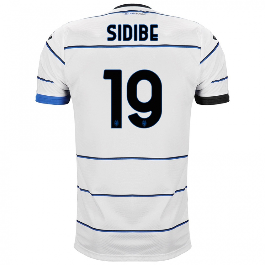 Donna Maglia Alassane Sidibe #19 Bianco Kit Gara Away 2023/24 Maglietta