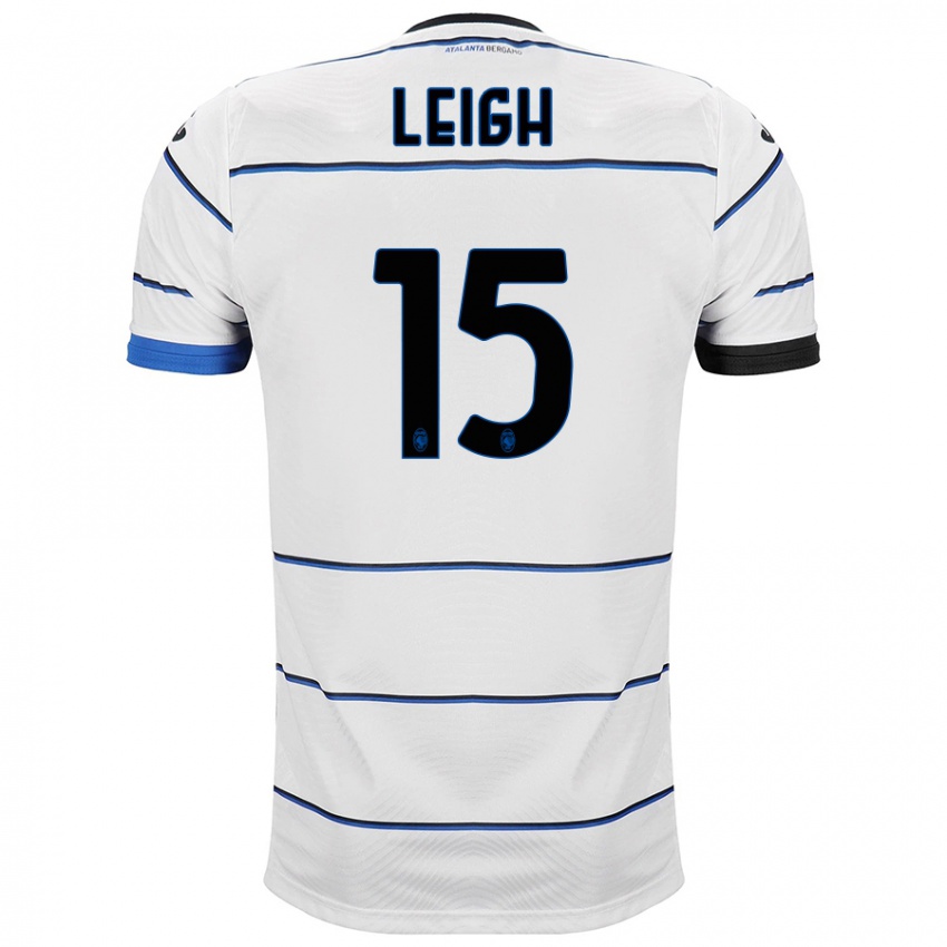 Donna Maglia Adrienne Leigh #15 Bianco Kit Gara Away 2023/24 Maglietta