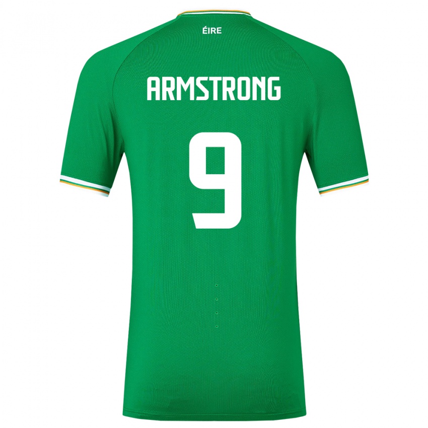 Bambino Maglia Irlanda Sinclair Armstrong #9 Verde Kit Gara Home 24-26 Maglietta