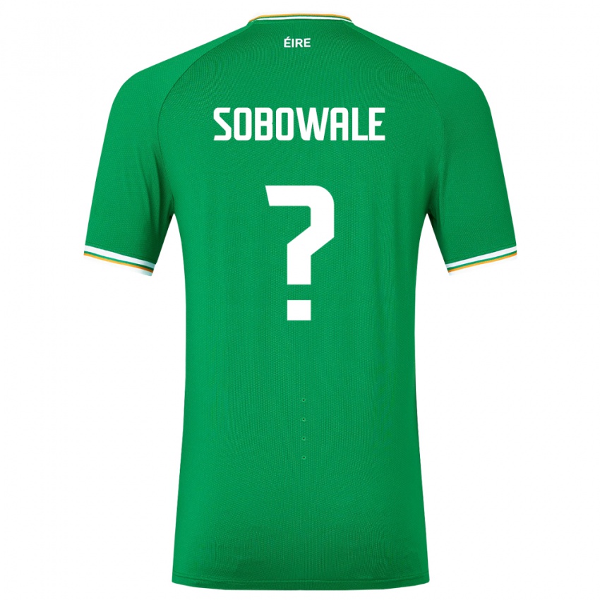 Bambino Maglia Irlanda Timi Sobowale #0 Verde Kit Gara Home 24-26 Maglietta