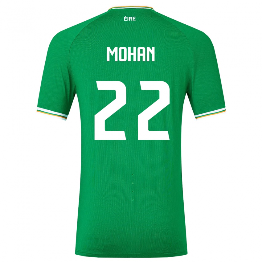 Bambino Maglia Irlanda Stephen Mohan #22 Verde Kit Gara Home 24-26 Maglietta