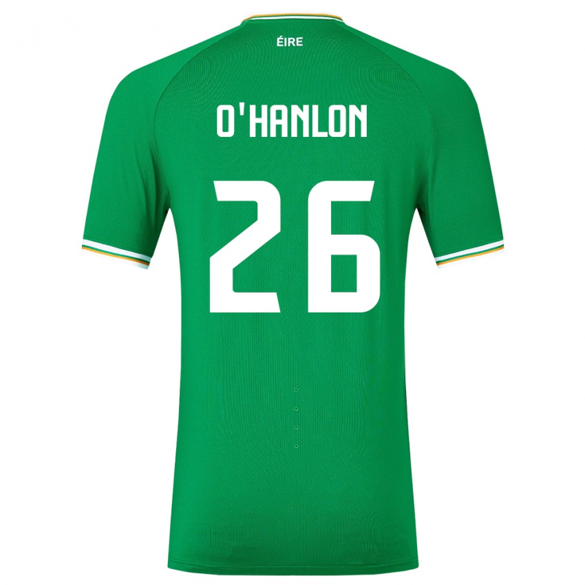 Bambino Maglia Irlanda Tara O'hanlon #26 Verde Kit Gara Home 24-26 Maglietta