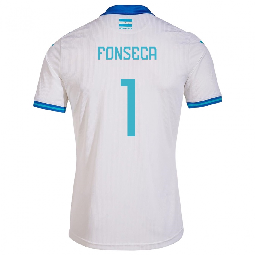 Bambino Maglia Honduras Harold Fonseca #1 Bianco Kit Gara Home 24-26 Maglietta