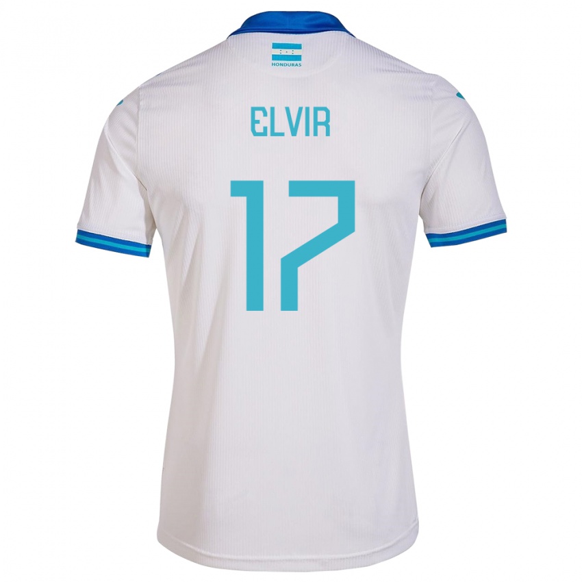 Bambino Maglia Honduras Samuel Elvir #17 Bianco Kit Gara Home 24-26 Maglietta