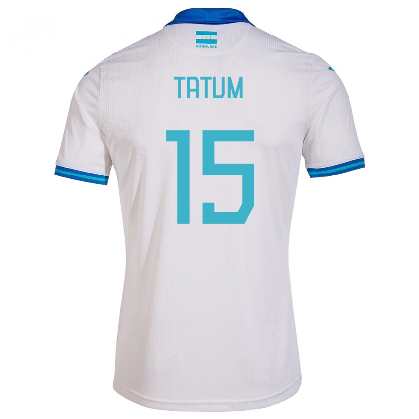 Bambino Maglia Honduras Anfronit Tatum #15 Bianco Kit Gara Home 24-26 Maglietta