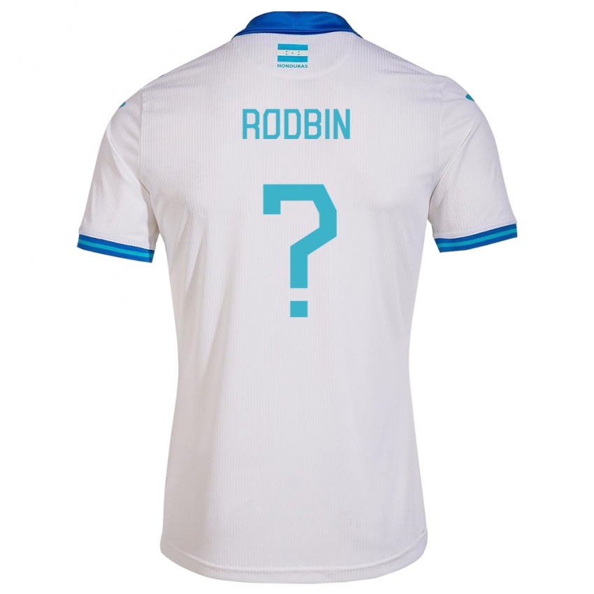 Bambino Maglia Honduras Rodbin Mejía #0 Bianco Kit Gara Home 24-26 Maglietta