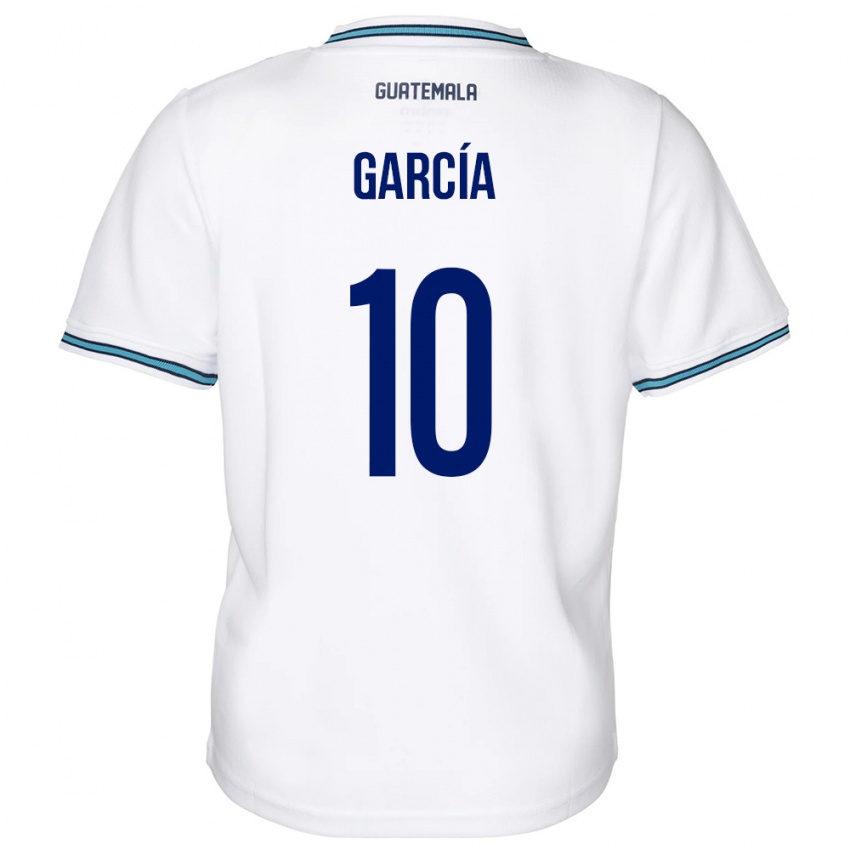 Bambino Maglia Guatemala Gabriel García #10 Bianco Kit Gara Home 24-26 Maglietta