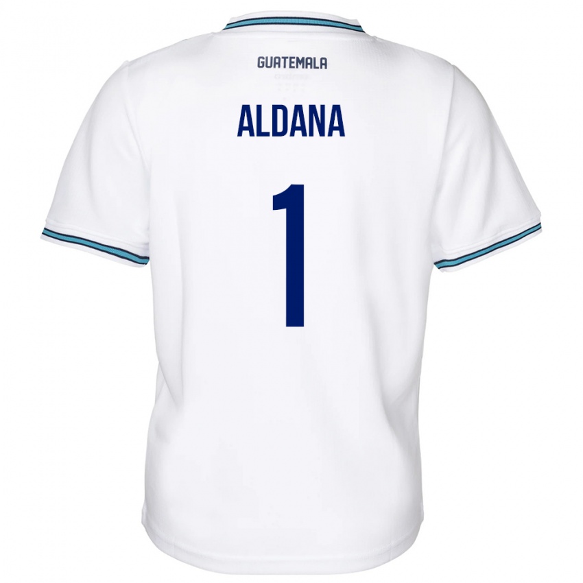 Bambino Maglia Guatemala David Aldana #1 Bianco Kit Gara Home 24-26 Maglietta