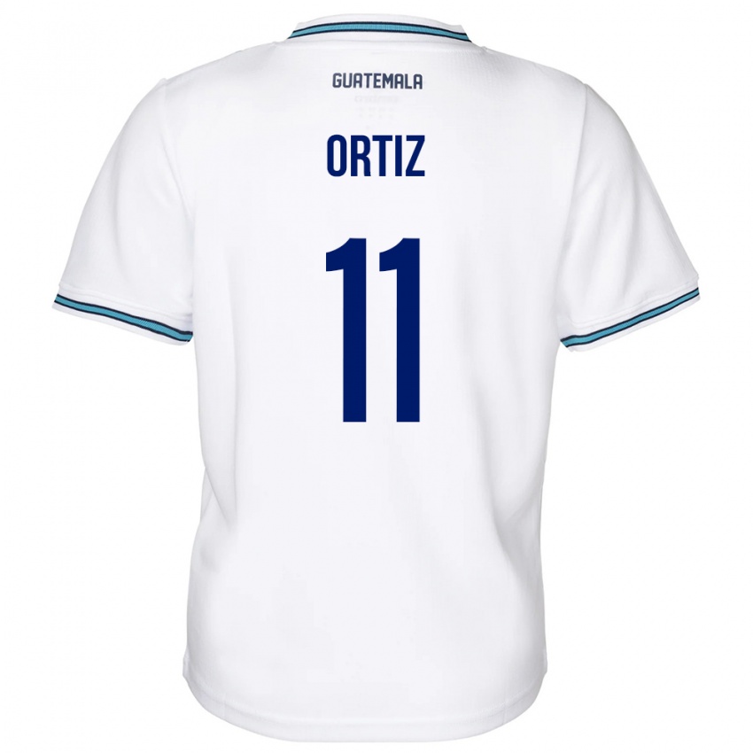 Bambino Maglia Guatemala Andersson Ortiz #11 Bianco Kit Gara Home 24-26 Maglietta