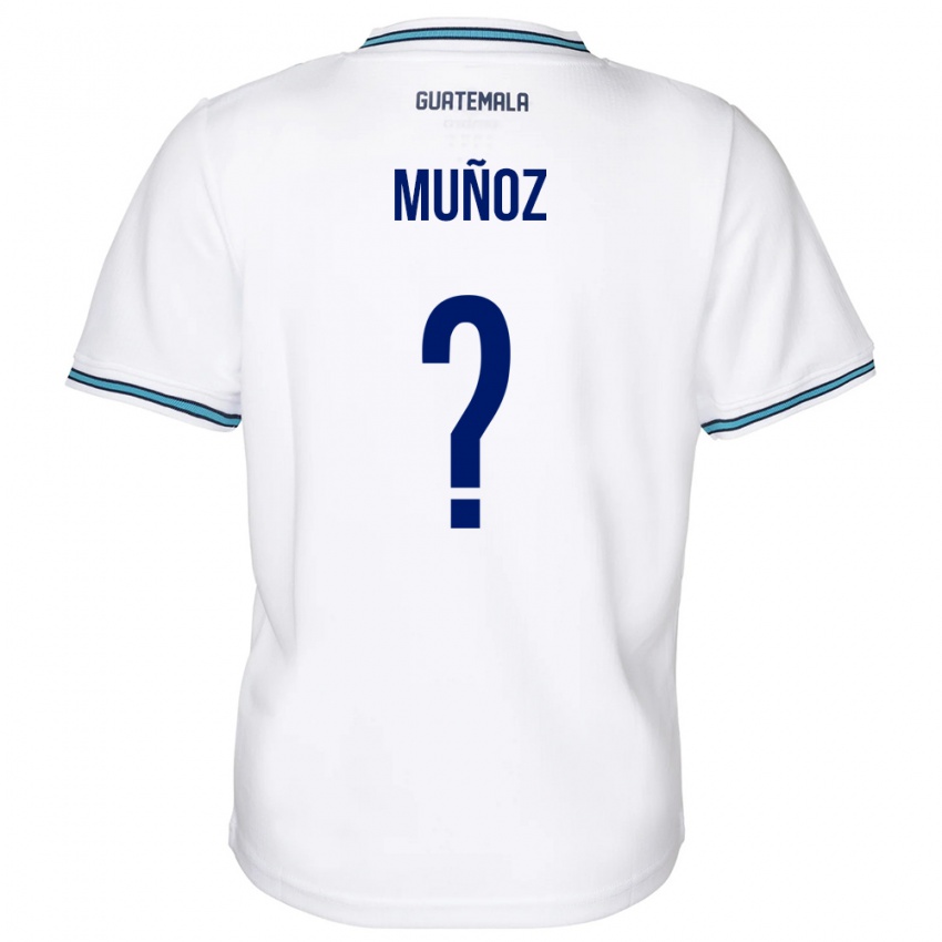 Bambino Maglia Guatemala Rudy Muñoz #0 Bianco Kit Gara Home 24-26 Maglietta