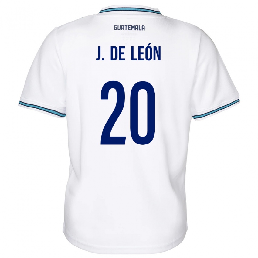 Bambino Maglia Guatemala Jorge De León #20 Bianco Kit Gara Home 24-26 Maglietta