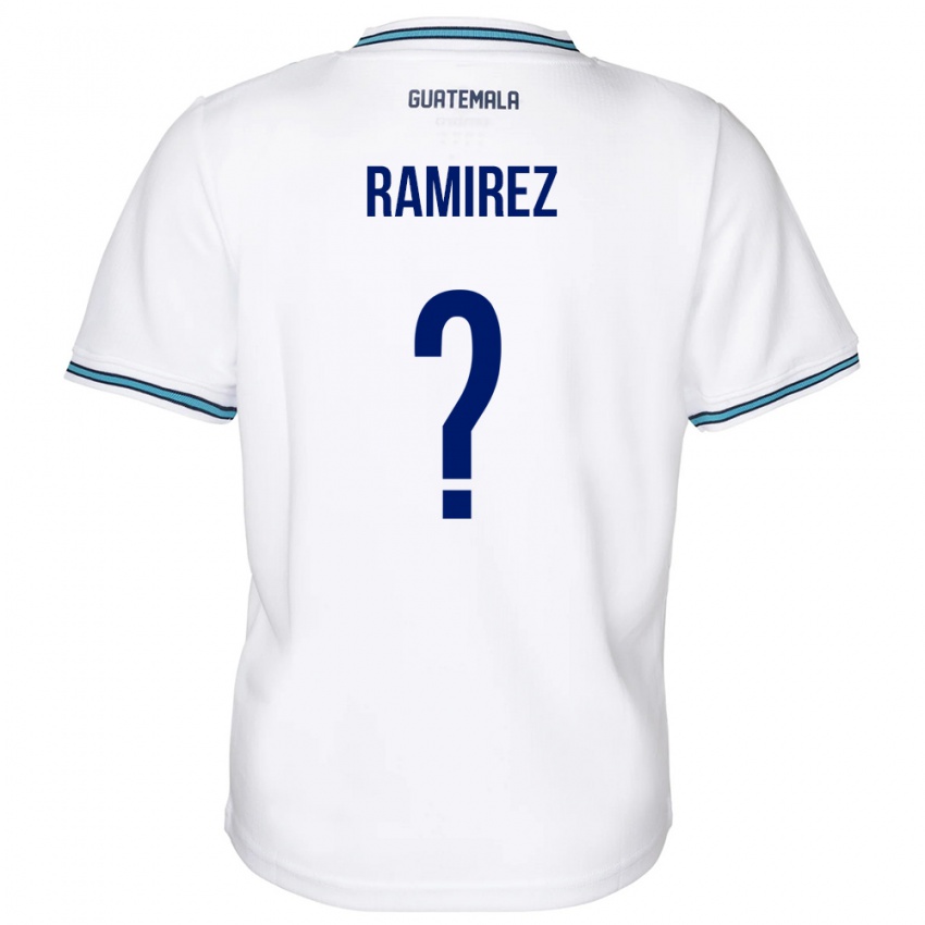 Bambino Maglia Guatemala Nelson Ramirez #0 Bianco Kit Gara Home 24-26 Maglietta