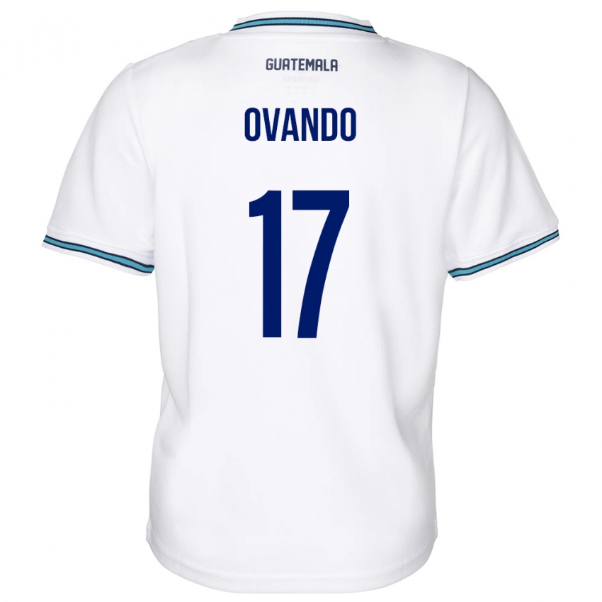 Bambino Maglia Guatemala Sandra Ovando #17 Bianco Kit Gara Home 24-26 Maglietta