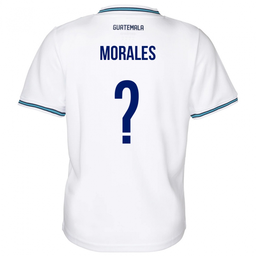 Bambino Maglia Guatemala Karla Morales #0 Bianco Kit Gara Home 24-26 Maglietta