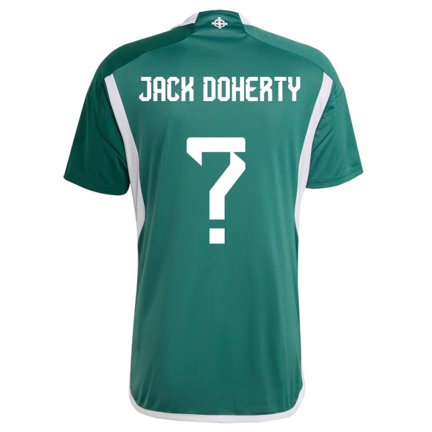Bambino Maglia Irlanda Del Nord Jack Doherty #0 Verde Kit Gara Home 24-26 Maglietta