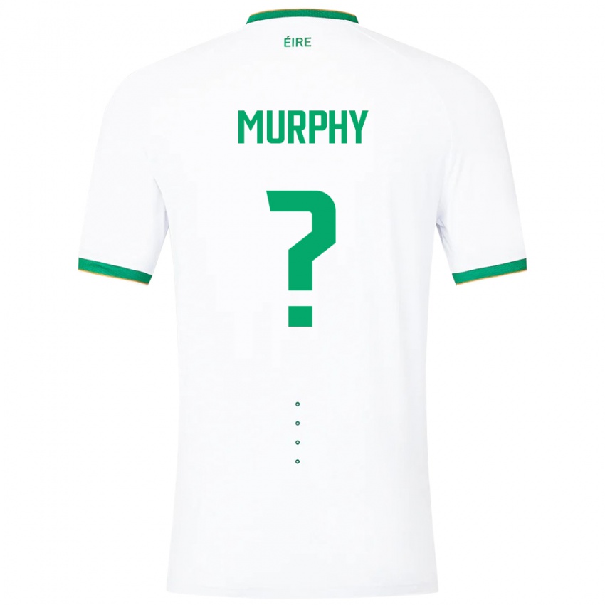 Bambino Maglia Irlanda Adam Murphy #0 Bianco Kit Gara Away 24-26 Maglietta