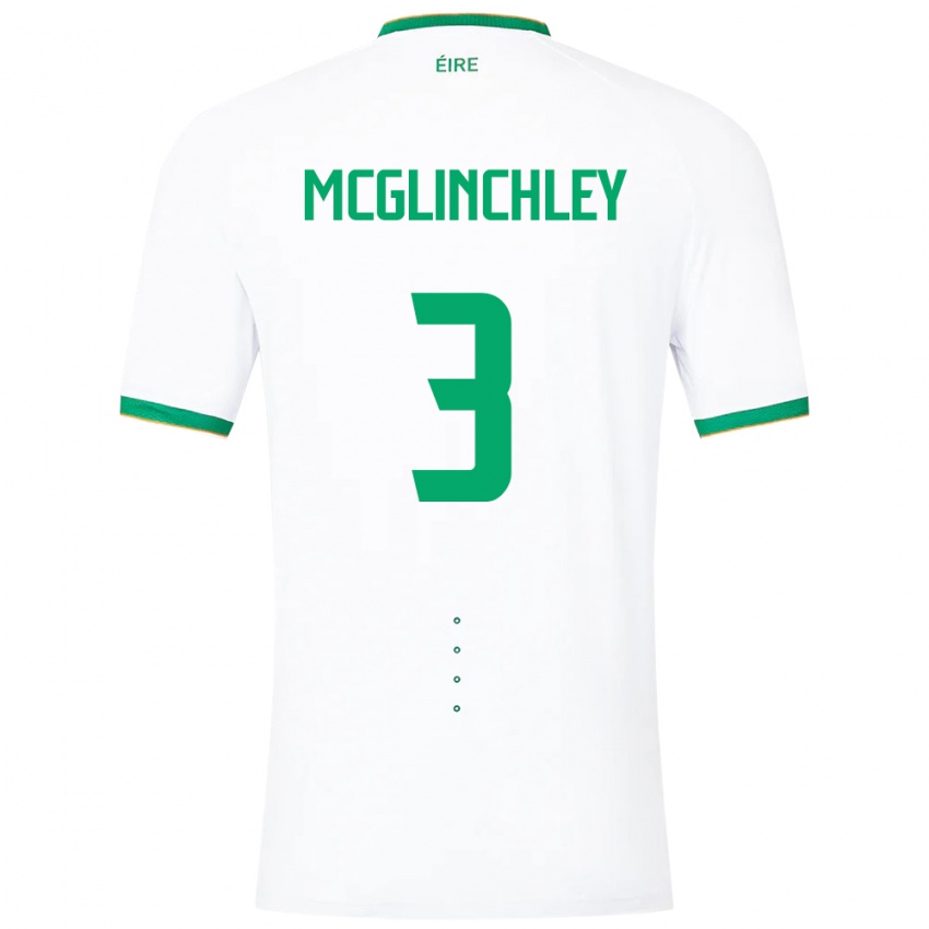 Bambino Maglia Irlanda Harry Mcglinchley #3 Bianco Kit Gara Away 24-26 Maglietta