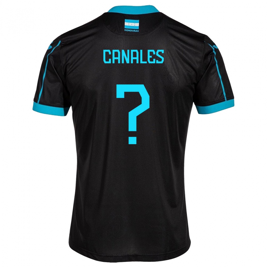 Bambino Maglia Honduras Cristian Canales #0 Nero Kit Gara Away 24-26 Maglietta