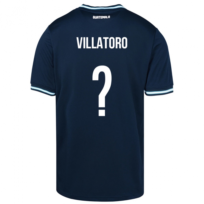 Bambino Maglia Guatemala Grace Villatoro #0 Blu Kit Gara Away 24-26 Maglietta