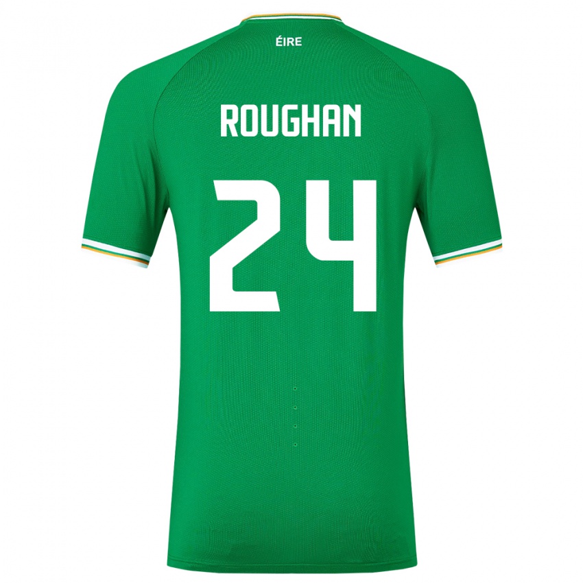 Uomo Maglia Irlanda Sean Roughan #24 Verde Kit Gara Home 24-26 Maglietta